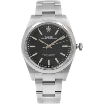 Rolex Oyster Perpetual Black Dial Automatic Men's Watch 114300BKSO