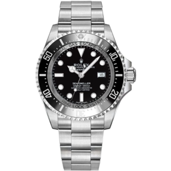 Rolex Sea Dweller Black Dial Stainless Steel Mens Watch 116660